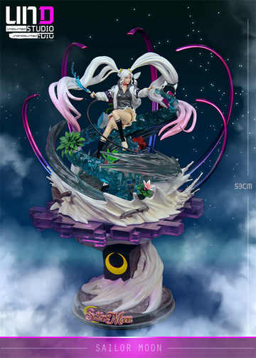Luna, Usagi Tsukino (Moon and Girl White Hair Heterochromatic), Sailor Moon, Individual Sculptor, Pre-Painted, 1/6